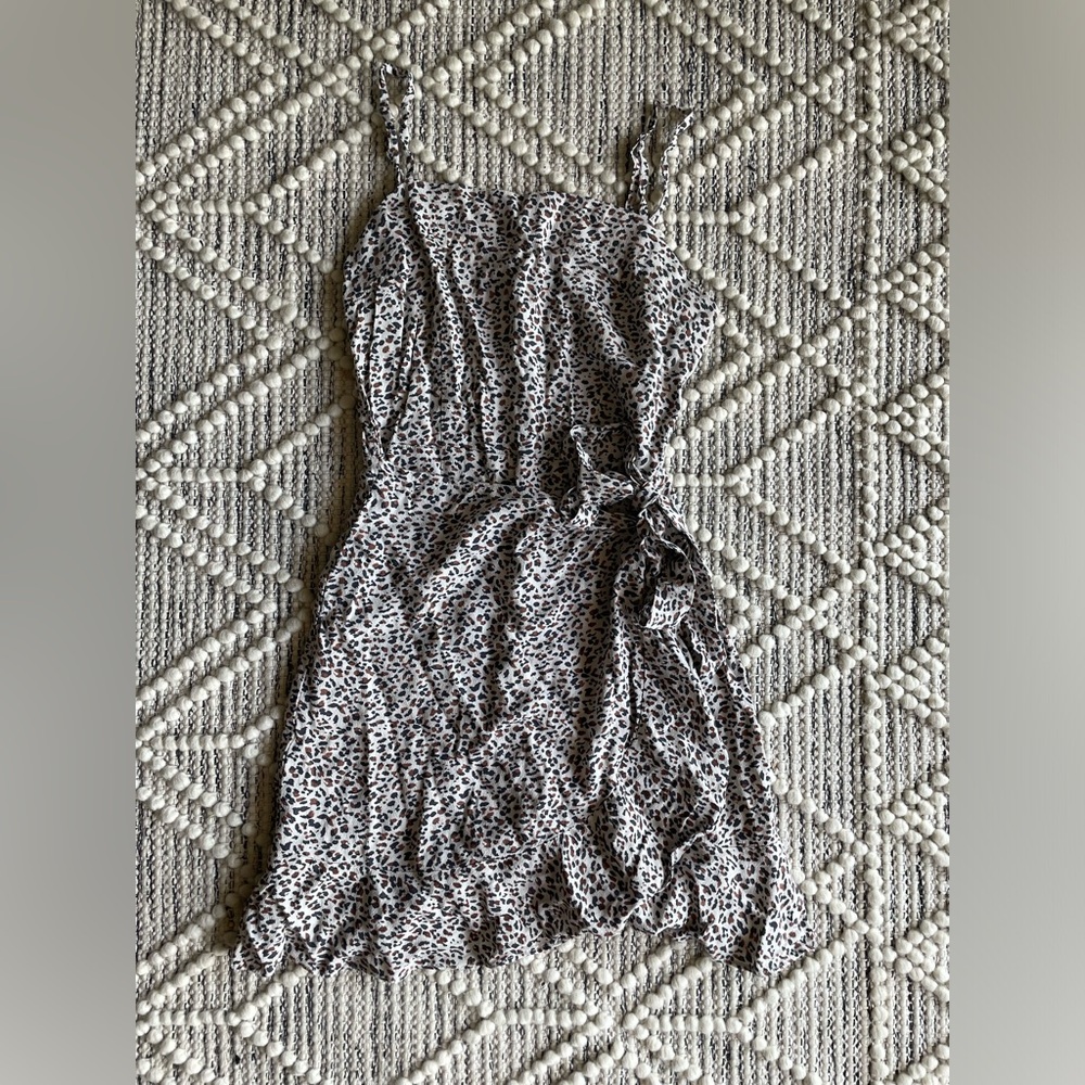 🌿Abercrombie & Fitch Leopard Print Mini Dress
